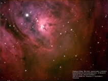 Messier 8 Lagunennebel NGC 6523 vom 12.09.2018