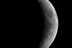 Mondsichel - 4 Tage alt - vom 29.05.2017
