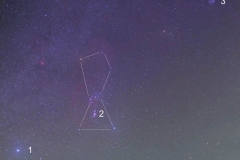 Sternbilder Orion, Großer Hund und Stier